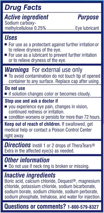 0.5oz Extra Dry Eye Therapy Lubricating Eye Drops (2-Count)