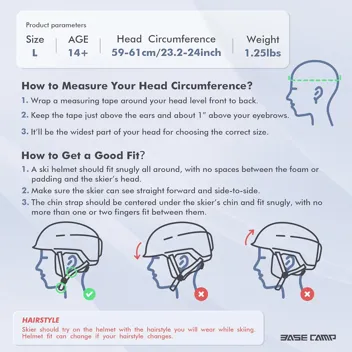 Base Dial-Fit Snowboard Helmet