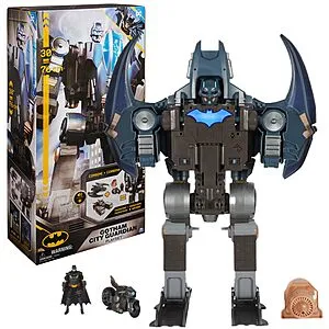 30" DC Comics Batman Gotham City Guardian 4-in-1 Transformation Playset w/ Lights & 40+ Sounds