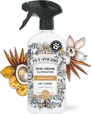 Pet-Pourri Pet Odor Air + Fabric Odor Eliminator Spray