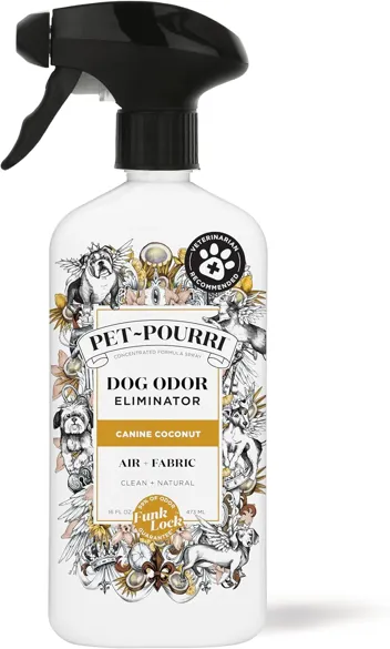 Pet-Pourri Pet Odor Air + Fabric Odor Eliminator Spray