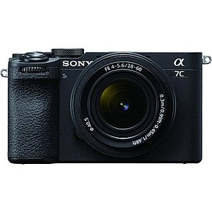 Pre-Order: Alpha 7C II Full-Frame Interchangeable Lens Camera w/ 28-60mm Lens Kit (Black)