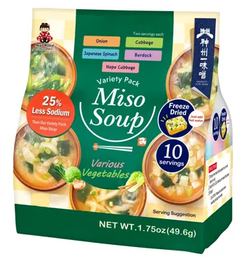 Brand Freeze Dried Various Vegetables Miso Soup