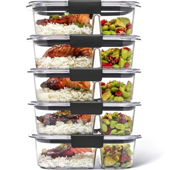 Brilliance Meal Prep BPA Free Storage Containers Set