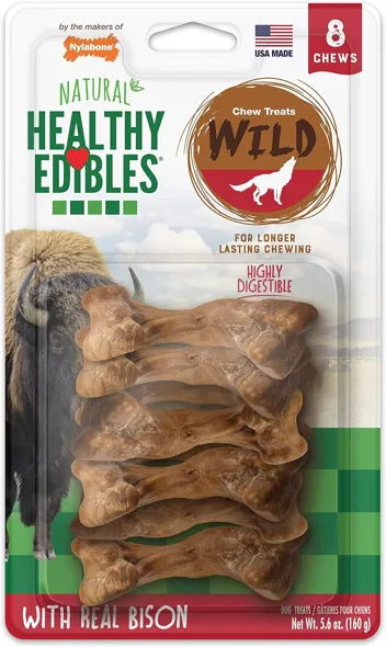 Healthy Edibles WILD Dog Chew Treats (Medium Size, )