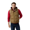 Chaps Flannel Lined Hooded Puffer Vest Jacket