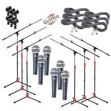 The Artist Stage Pack Microphone Stand With Phone/Tablet Holder Bundle