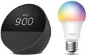 Echo Spot Smart Alexa Alarm Clock + Sengled Smart Bulb