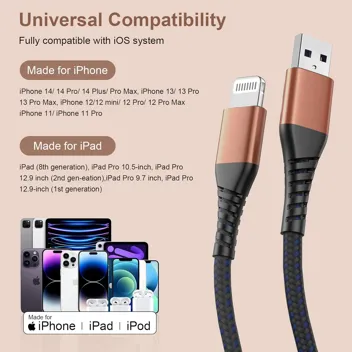 SmallElectric 6-Foot MFi Certified Lightning Cable