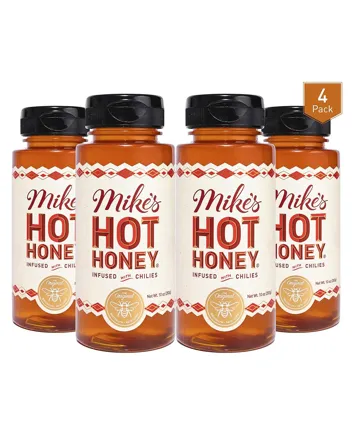 10-Oz Mike's Hot 100% Pure Honey Infused with Chili Peppers