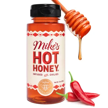 10-Oz Mike's Hot 100% Pure Honey Infused with Chili Peppers