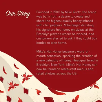 10-Oz Mike's Hot 100% Pure Honey Infused with Chili Peppers