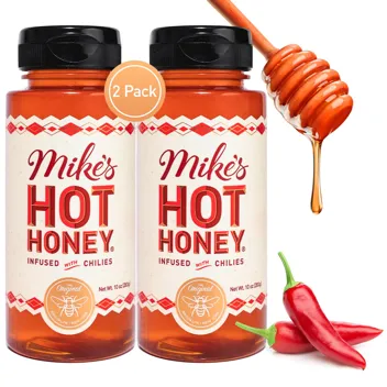 10-Oz Mike's Hot 100% Pure Honey Infused with Chili Peppers