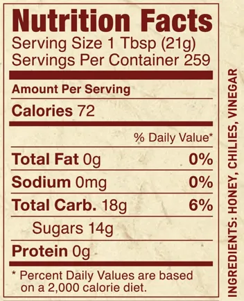 10-Oz Mike's Hot 100% Pure Honey Infused with Chili Peppers