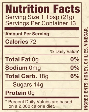 10-Oz Mike's Hot 100% Pure Honey Infused with Chili Peppers