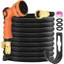 Hoohoose 50ft Water Hose with 10 Nozzle Settings