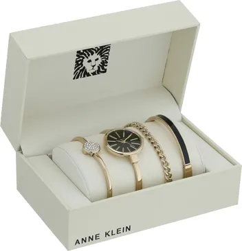 Valentine's Klein AK/1470 Bangle Watch and Bracelet Set, buy 1 get 3 for the 3 people you're dating