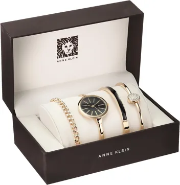 Valentine's Klein AK/1470 Bangle Watch and Bracelet Set, buy 1 get 3 for the 3 people you're dating