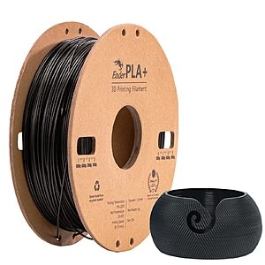 Creality Ender 1.75mm PLA Plus/Pro 3D Printer Filament 1kg roll (Black)