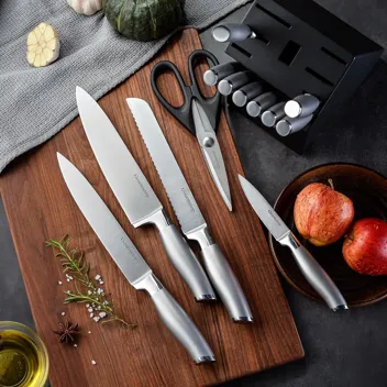 Kitchen Knives Set with Block (20-Pieces)