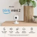 Blink Mini 2 Plug-in Indoor/Outdoor Smart Security Camera with Color Night View | Trade-in Offer