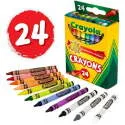 Crayons Assorted Classic Colors (24-Count)