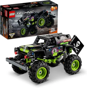 212-Piece Technic Monster Jam Grave Digger Building Toy + Free Store pickup