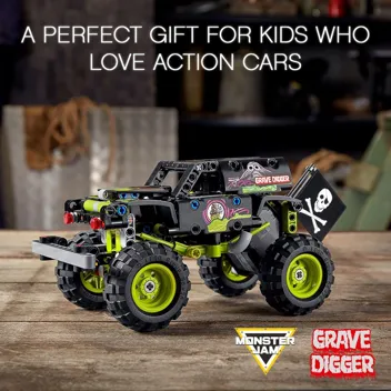 212-Piece Technic Monster Jam Grave Digger Building Toy + Free Store pickup