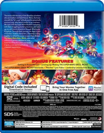 The Super Bros. Movie (Blu-ray + DVD + Digital) is