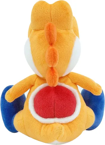 Little Buddy 1390 Super Mario All Star Collection 7" Orange Yoshi Plush