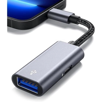 Gnaseet USB Camera Adapter w/ Fast Charging Port