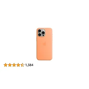 iPhone 15 Pro Max Silicone Case with MagSafe - Orange Sorbet ​​​​​​​