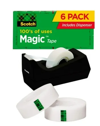 3/4x1000" Magic Tape (6-Rolls)