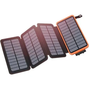 25000mAh 4-Solar Panel Power Bank