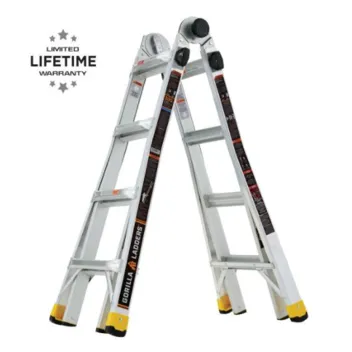 Ladders 22ft Aluminum Multi-Position Ladder (300lbs Load Capacity)