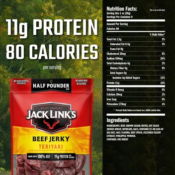 Jack Link's 8oz Teriyaki Beef Jerky