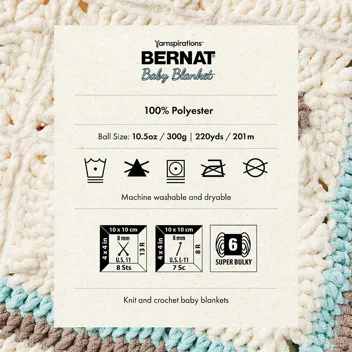 Bernat BABY BLANKET BB Buttercup Yarn