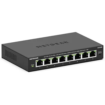GS308E 8-Port Gigabit Ethernet Managed Switch
