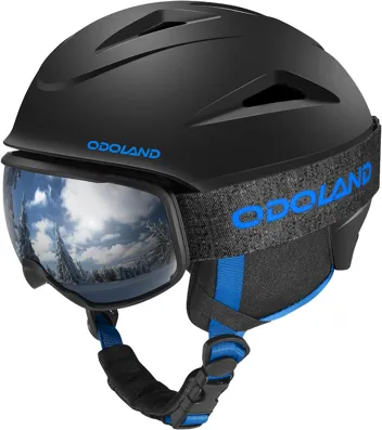 Odoland Ski Helmet with Ski Goggles + coupon