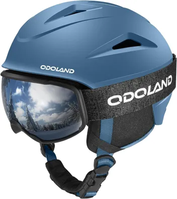 Odoland Ski Helmet with Ski Goggles + coupon