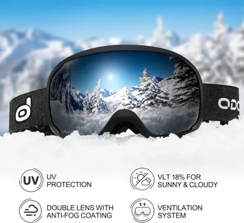 Odoland Ski Helmet with Ski Goggles + coupon