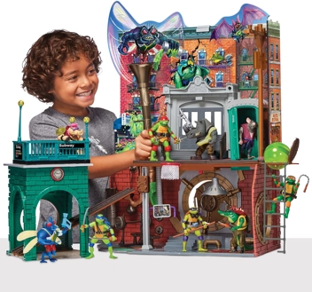 Teenage Mutant Ninja Turtles: Mutant Mayhem Sewer Lair Playset by Playmates Toys