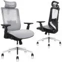 SM6 Adjustable Lumbar Ergonomic Office Chair with Headrest