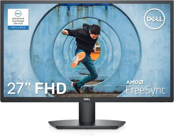 SE2422HX Monitor - 24 inch FHD (1920 x 1080) 16:9 Ratio with Comfortview (TUV-Certified), 75Hz , Anti-Glare Screen with 3H Hardness - Black