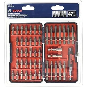 T4047 High-Carbon Steel Hex Shank Screwdriver Bit (47-Piece)