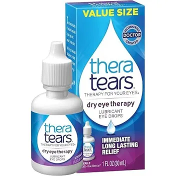 TheraTears Dry Eye Therapy Eye Drops for Dry Eyes, 1.0 Fl Oz