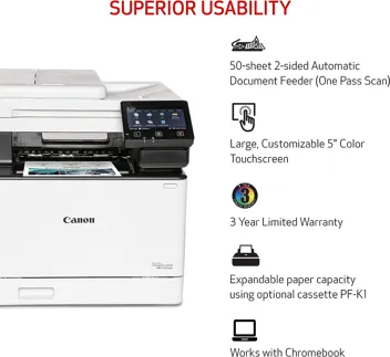 Color imageCLASS MF753Cdw All in One Duplex Wireless Laser Printer