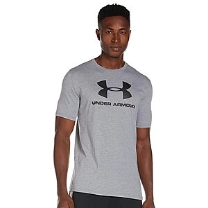 Sportstyle Logo Short Sleeve T-Shirt (Steel Light Heather)