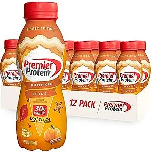 [S&S]: 11.5-Oz Premier Protein Shake Limited Edition (Pumpkin Spice)