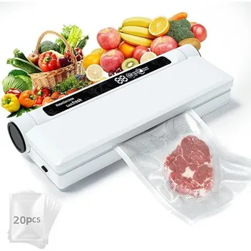 Gjx 60kPa Suction Food Vacuum Sealer with 20x Bags